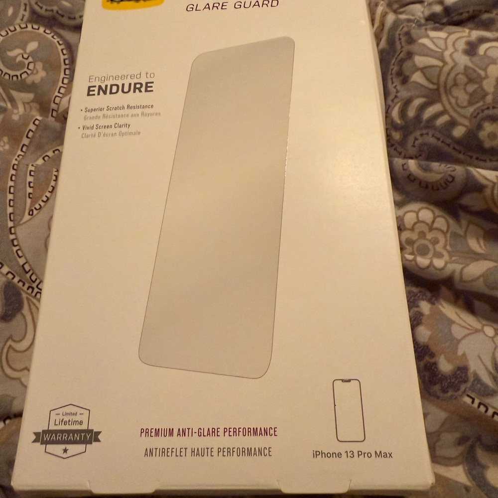 Otter Box Amplify Glass Glare Guard 13 Pro Max Anti Glare